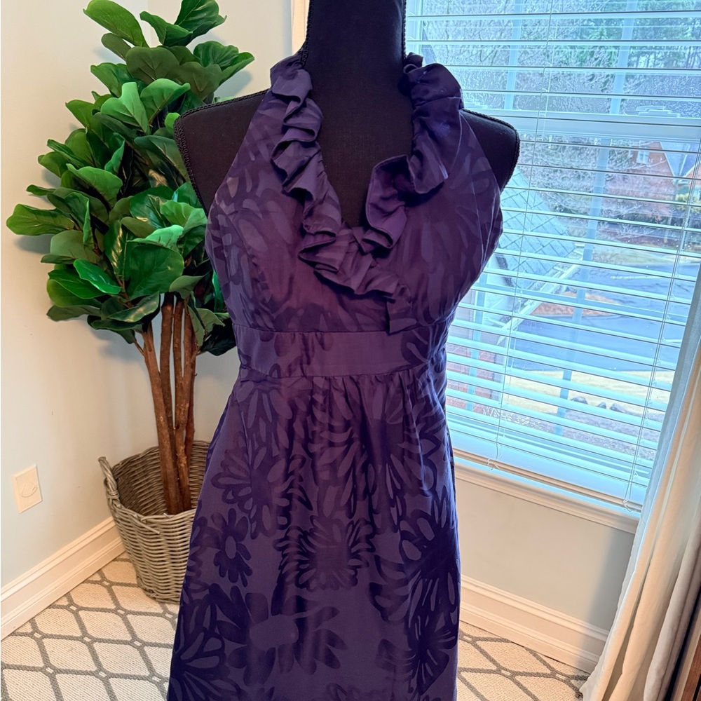 Lilly Pulitzer Navy Floral Dress